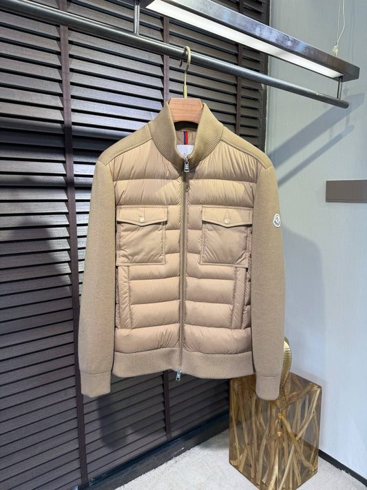 Padded Goose Down Gilet - Khaki